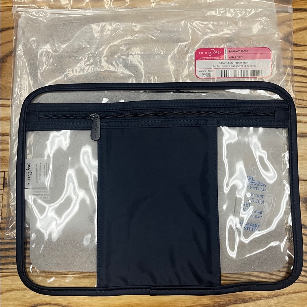 Thirty-One Clear Utility Pocket Insert